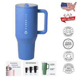 40 oz Leak-Proof Water Bottle with Handle & Flip Straw - Light Blue Tumbler - Picture 1 of 8