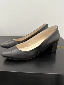 Cole Haan Women’s Grand Os Black Pumps Block Heel Waterproof Shoes Size 8B - Picture 1 of 10