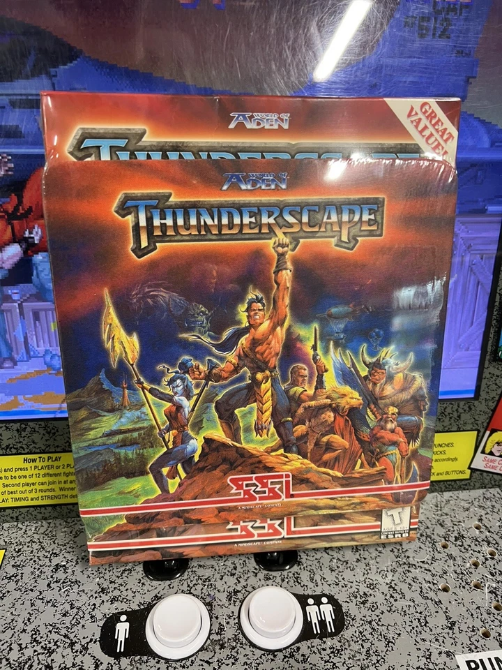 1995 PC CD ROM World of Aden: Thunderscape BIG BOX w/ Mousepad BRAND NEW SEALED - Image 1 of 4