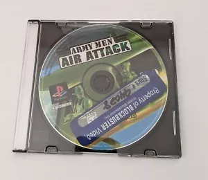ARMY MEN AIR ATTACK PS1 Sony PlayStation 1997 disc only BLOCKBUSTER STICKER - Picture 1 of 1