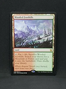 Wooded Foothills LP MTG Khans of Tarkir 249/269 R/G Fetch Land Modern Legacy 63 - Bild 1 von 2
