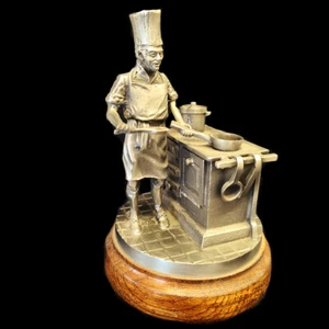 CHEF-COOK Pewter figurine made in Holland NEW NEVER SOLD - Picture 1 of 7