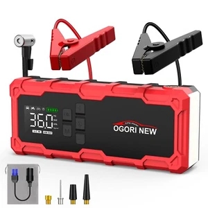 8000A Car Jump Starter With Air Compressor Pack Booster 12V Power Bank QC 3.0 - Picture 1 of 10