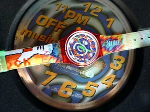 Swatch Sonderedition vom Jahr 1995 Musicall Mendonza mit CD - Bild 1 von 4