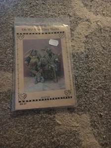 Unused Uncut Oh My! More Grey Hares 12 1/2" Bunny Sewing Craft Pattern - Picture 1 of 2