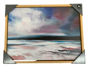 Framed 24" x 18" Canvas of the Ocean for Home or Office Décor - Picture 1 of 2