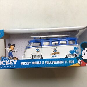 2022 JADA Toys Disney Mickey Mouse Volkswagen T1 Bus 1:24