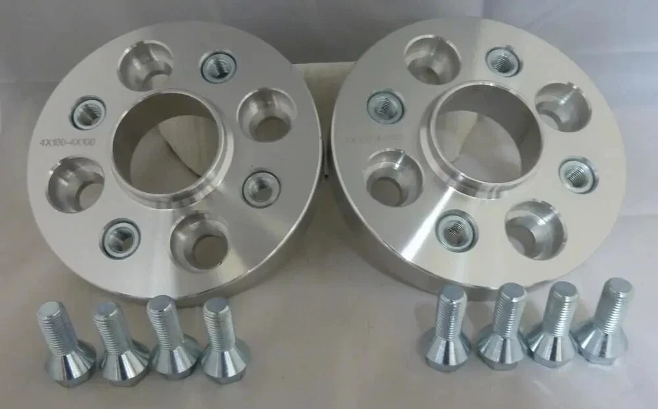 Renault Clio 1991-2023 4x100 60.1 CB 20mm ALLOY Hubcentric Wheel Spacers - Image 1 of 1