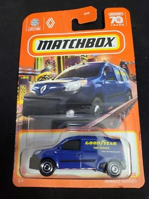 2023 MATCHBOX 83/100 RENAULT KANGOO Blue GOOD YEAR New NEAR MINT - Image 1 of 2