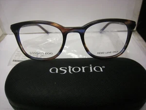 NEW London Fog  SAMUEL in BROWN sz  50- 20-135 mm  Eyeglass Frame & Generic Case - Picture 1 of 4