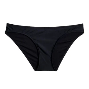 Madewell Bikini Bottom Women's L Black Second Wave Classic Beach Pool Swim NEW - Imagen 1 de 13
