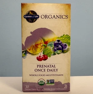 Garden of Life Organics Prenatal Once Daily 30 Tablets EXP 07/2027 - Picture 1 of 4