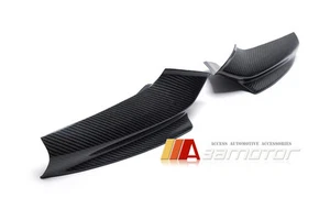 Carbon Fiber MP Style Front Bumper Splitters Set fits BMW F10 5-Series M Sport - Picture 1 of 3