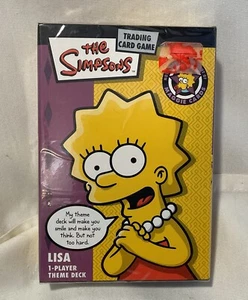 The Simpsons Trading Card Game Lisa Simpson Theme 1-player Deck 40 Cards NEW - Picture 1 of 8