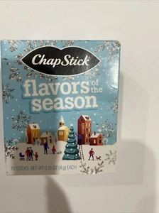 ChapStick New 10pk Winter Flavors Of The season Lip Balm Sticks vanilla etc - Picture 1 of 7