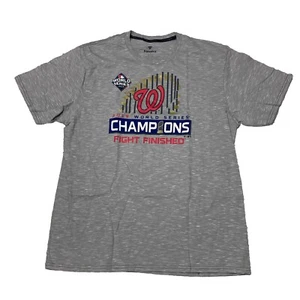 Washington Nationals 2019 World Series Champions Gray Fanatics Locker Room XL - Bild 1 von 4