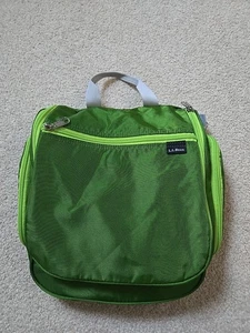 LL Bean Hängende Kulturtasche Persönlicher Reiseorganizer Green Caddy Cosmetics  - Bild 1 von 11