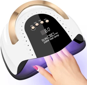 268W UV LED Nagellampe, LKE Nageltrockner für Gellack, 4 Timer UV Nagellampe - Bild 1 von 7