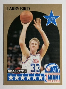 1990-91 Hoops #2 Larry Bird AS SP - Picture 1 of 2