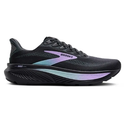 Brooks Women's Ghost 17 Road-Running Shoes - Grey/Clearwater/Purple - Image 1 of 4
