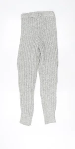 Miss Selfridge Women’s Grey Knit Leggings XS - Picture 1 of 12