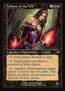 Magic The Gathering MTG LILIANA OF THE VEIL RETRO FRAME Innistrad Remastered NM - Picture 1 of 1