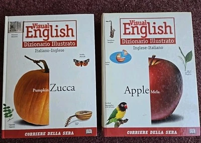 Italian- English  - Visual   Illustrated Dictionary  2 volumes - Image 1 of 4