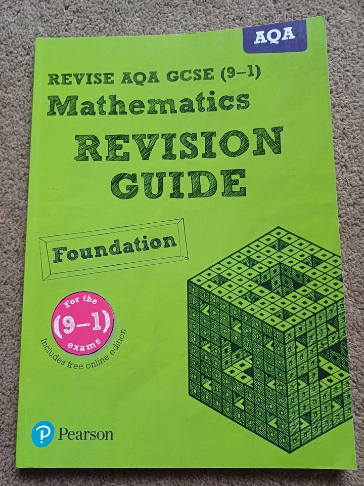 Revise AQA GCSE  Mathematics Revision Guide  -  Foundation - Image 1 of 1