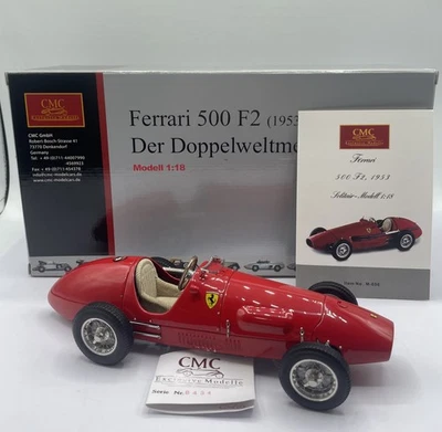 CMC Ferrari 500 F2 1:18 Scale Model M-056 1953 Der Doppelweltmeister Open Box - Image 1 of 4