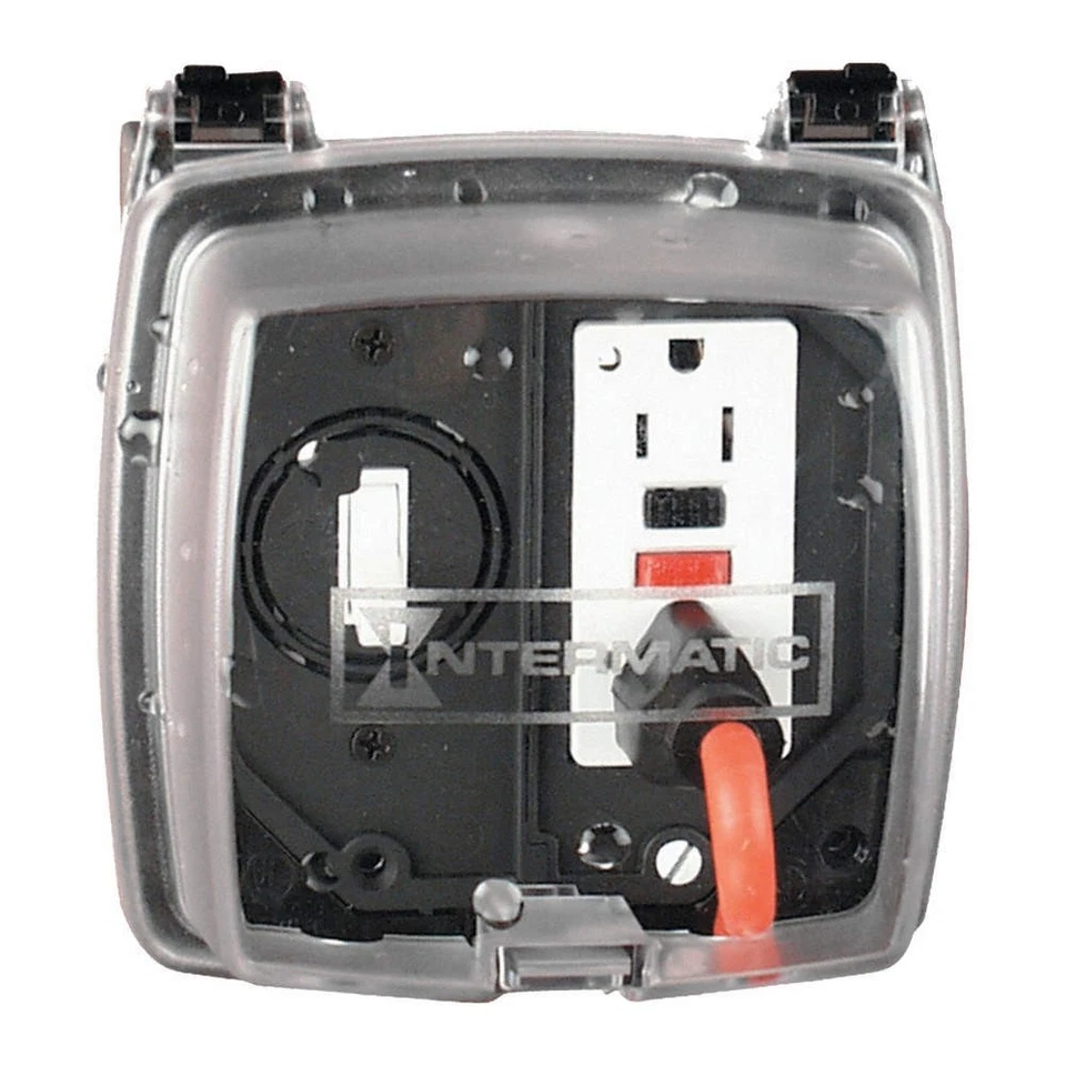 INTERMATIC WP1220C/8 While In Use Weatherproof Cover,5 In. W 4CAZ5 - Image 1 of 1