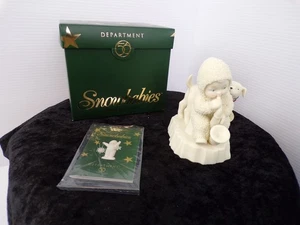 Figurina Christmas Snowbabies Dept 56 "Jingle Bell Jazz" con scatola 2002 4" - Foto 1 di 8