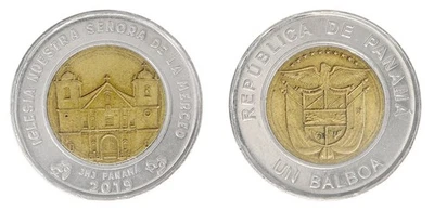 Panama 1 Balboa, 2019, KM #164, XF-Extremely Fine Commemorative - Image 1 of 3