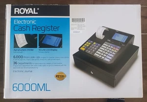 Royal 6000ML Registrierkasse - Schwarz Neu im Karton - Bild 1 von 5