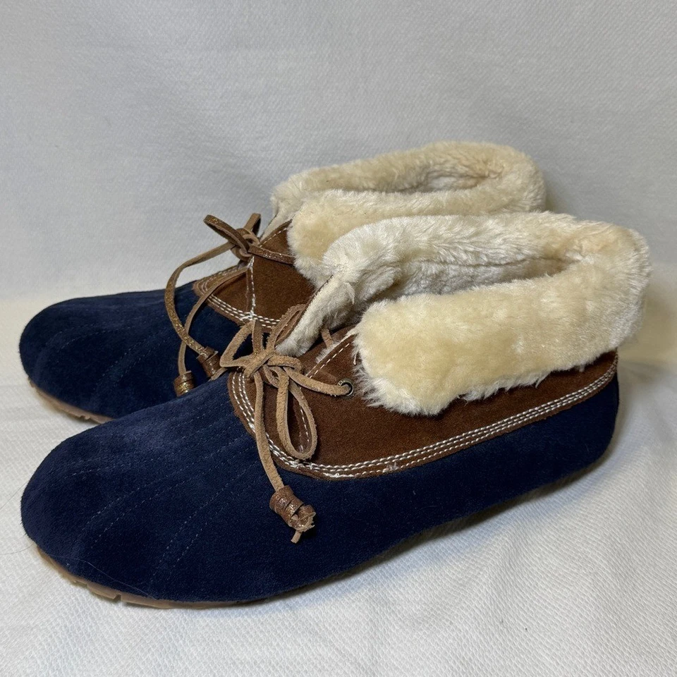 Zapatillas Sperry Top-Sider de piel sintética de cuero para casa de pato superior zapatos para mujer talla 10 Foto 1 de 4