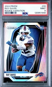 Ray Davis 2024 Prizm Rookie Variation Silver PSA 9 MINT - Bild 1 von 2