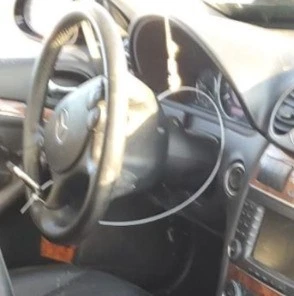 2006-2009 Mercedes-Benz CLK Series LH Driver Steering Wheel Airbag OEM - Image 1 of 4