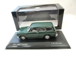 VW 1600 Variant   1966 Delta Green    Minichamps  430 055311  RARE - Picture 1 of 1
