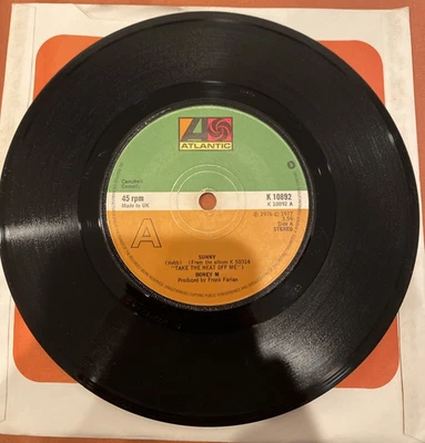 45 RPM Boney M - Sunny/New York City 7"  Vinyl - Image 1 of 4