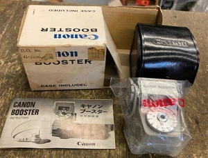 Canon Booster Light Meter Flash Camera Photography Case Box 35mm - Picture 1 of 8