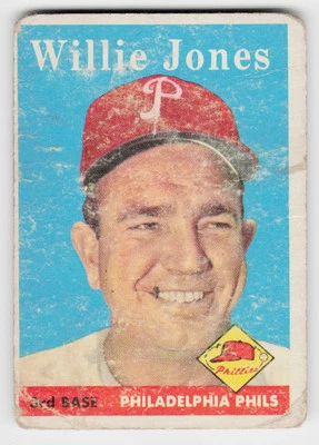 1958 Topps #181 Willie Jones - Image 1 of 2
