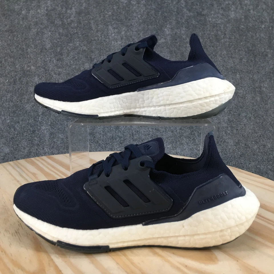 Adidas Zapatos Mujer 6 Ultraboost 22 Tenis para Correr Azul Con Cordones Parte Superior Baja Atlético Foto 1 de 4