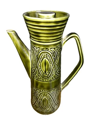 Saxony Ellgreave Coffee Pot Set 4 Cups & Saucers, & Sugar Bowl RARE  - Image 1 of 4