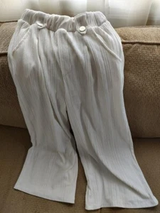 Zara Girls Ivory Casual Pants 8 - Picture 1 of 5