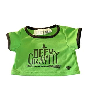 Build a Bear Full Size Teddy Bear Clothing Wicked Defy Gravity Tee Shirt - Picture 1 of 6