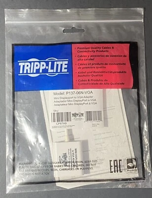 Computer Display Adapter Tripp Lite P137-06N-VGA White Mini VGA - Image 1 of 4