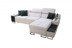 Ecksofa mit Schlaffunktion Fosti I Maxi Eckcouch mit Bettkasten Schlafsofa 26 - Bild 1 von 43