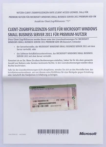 5 usuarios / usuarios CAL para MS Windows SBS Small Business Server 2011 Premium - Imagen 1 de 1