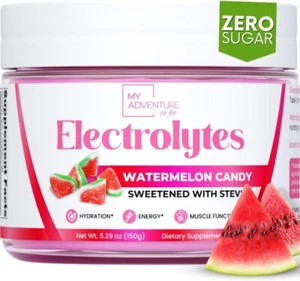 Zero Sugar-Watermelon Candy Electrolytes powder-Refreshing Hydration-30 servings - Picture 1 of 9