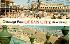 Ocean City, New Jersey, Perry Arcade, postcard, vacation, boardwalk, Postcard