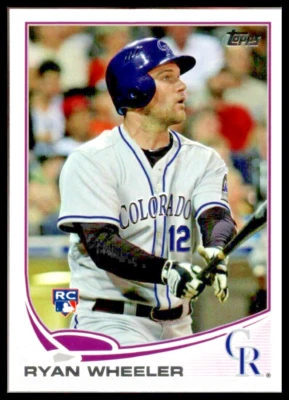 2013 TOPPS #488 RYAN WHEELER ROOKIE CARD COLORADO ROCKIES/RC - Image 1 of 2